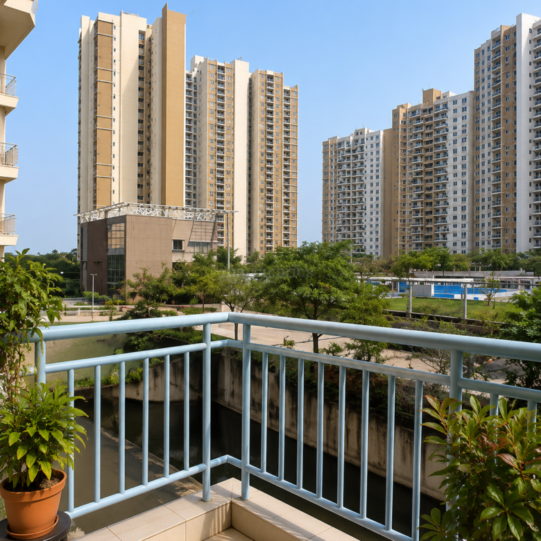 3 BHK Flat Available for Rent at Elita Garden Vista, Action Area III, New Town, Kolkata