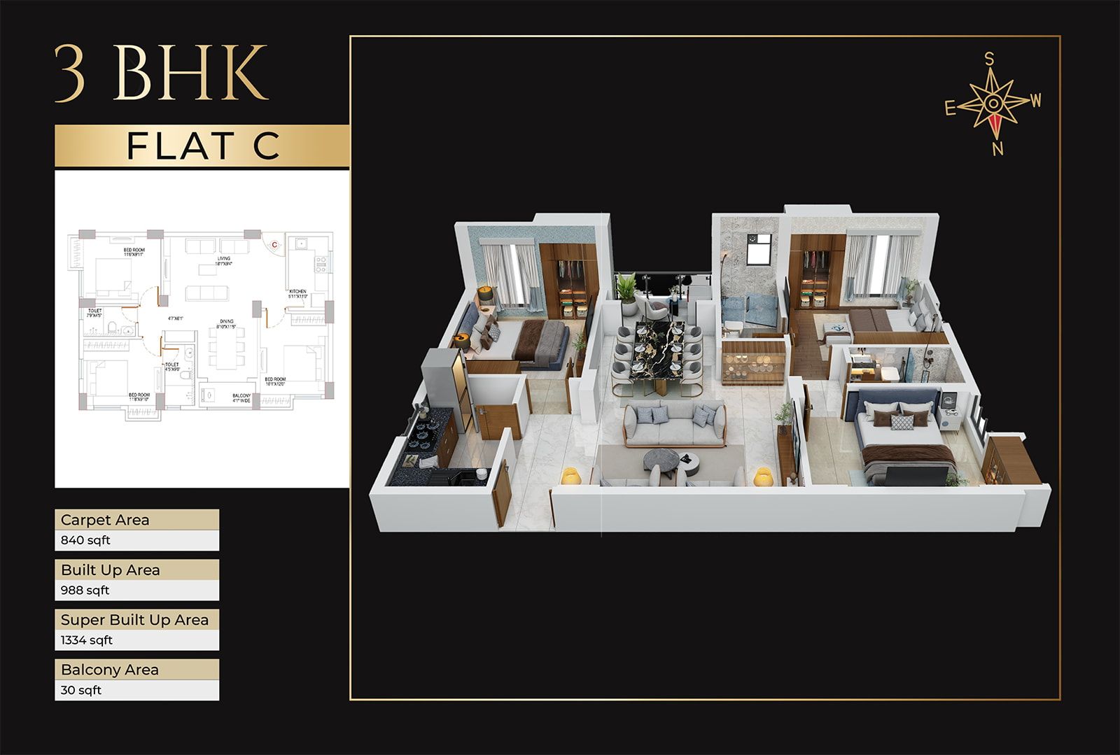 Floor-Plan-12-Sattvik-Gateway-Kolkata-5431947_1079_1600 Sattvik Gateway – New Town, Kolkata Your Gateway to Sophisticated Living