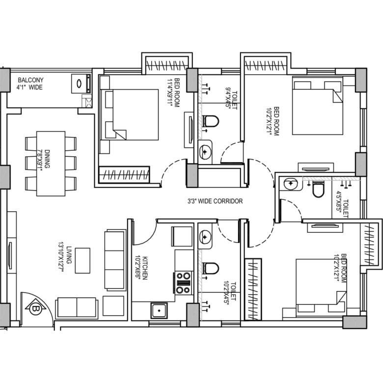 Sattvik Gateway – New Town, Kolkata Your Gateway to Sophisticated Living