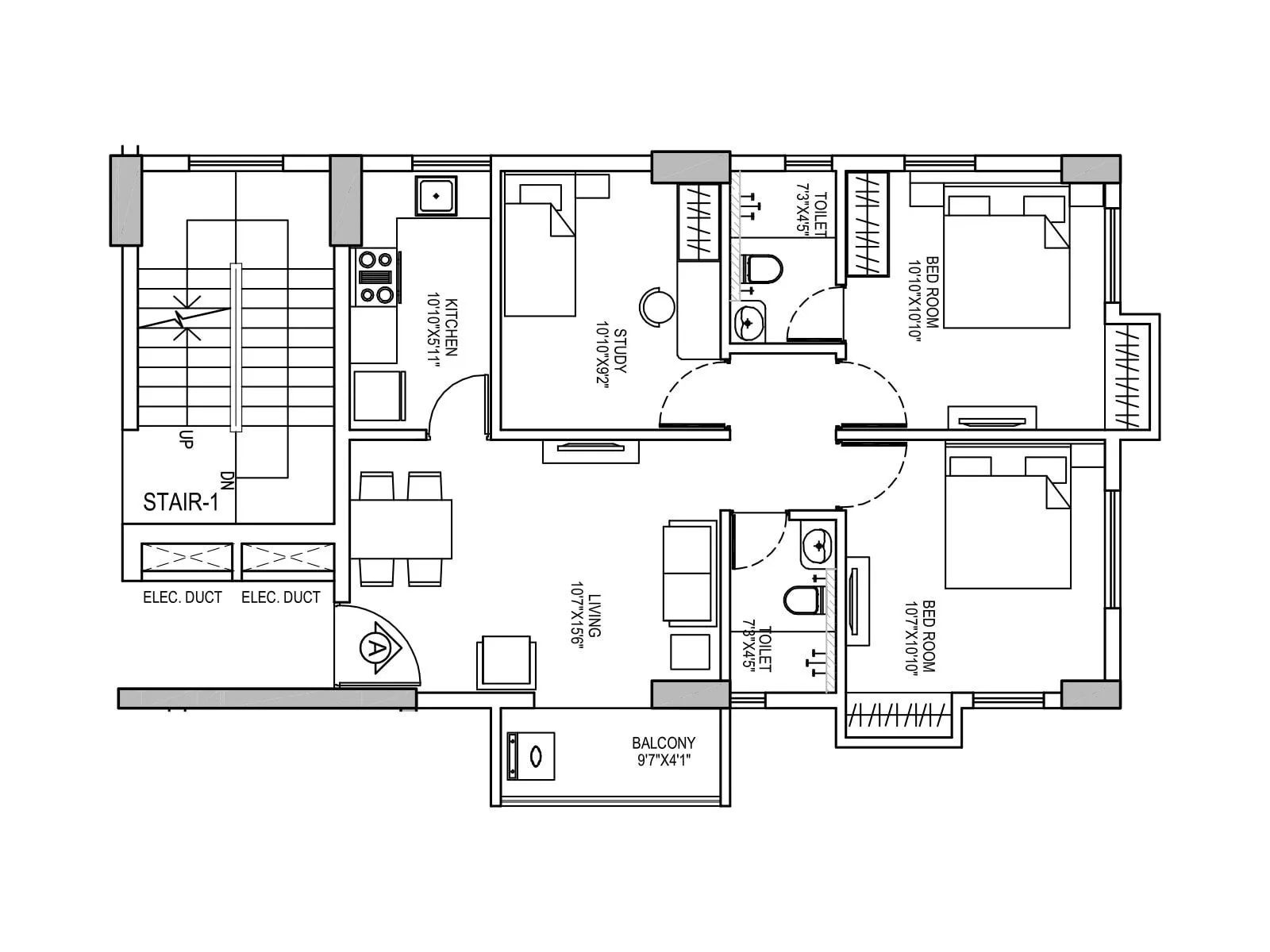 Floor-Plan-17-Sattvik-Gateway-Kolkata-5431947_1200_1600 Sattvik Gateway – New Town, Kolkata Your Gateway to Sophisticated Living