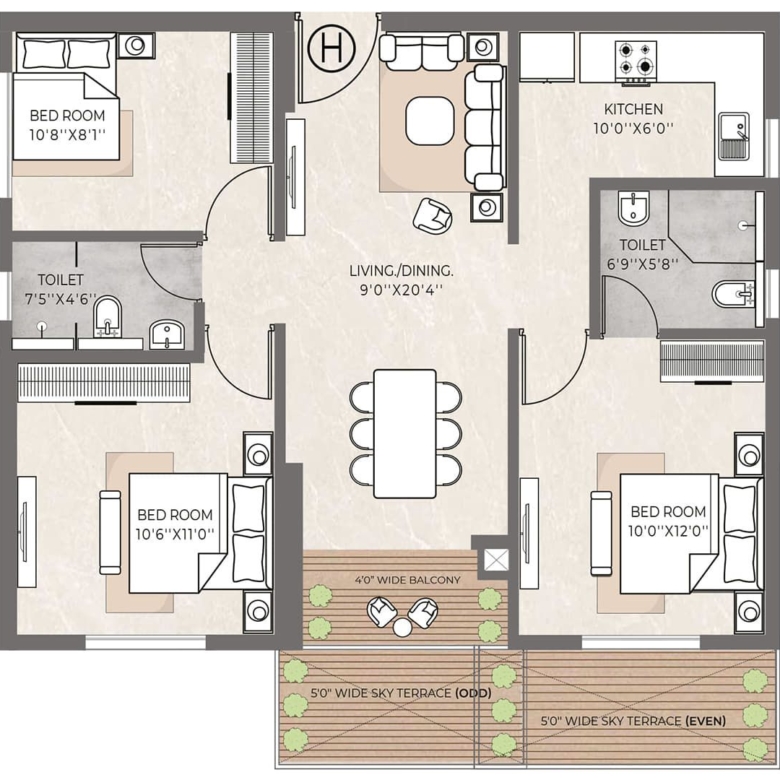Vinayak 21 Acres by Vinayak Group — Hatishala, New Town Action Area III