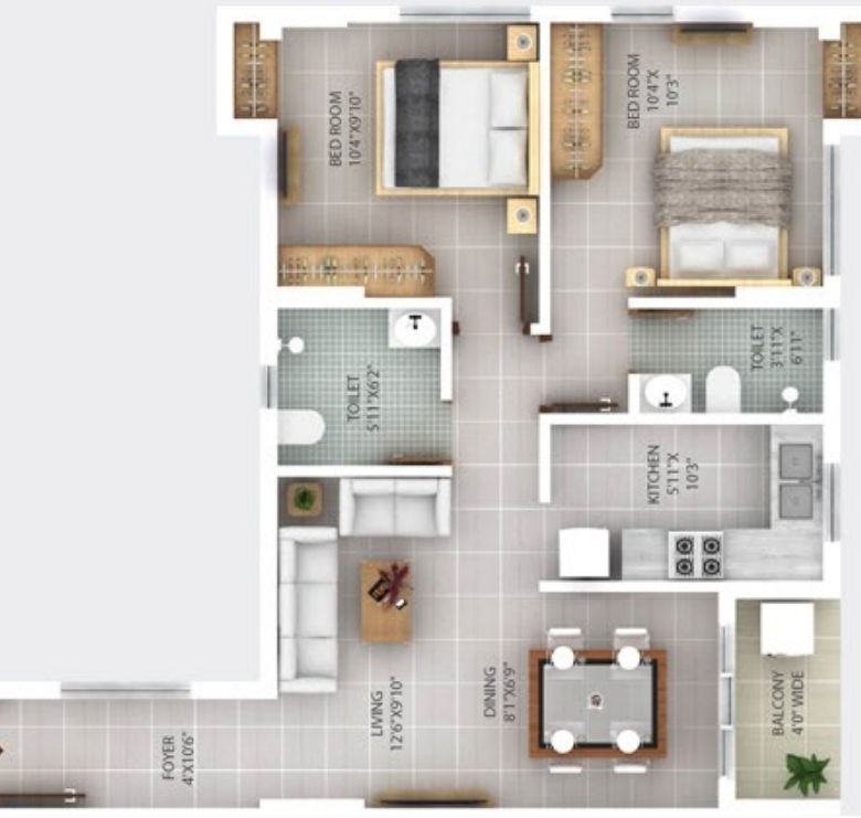 Southern Woods | 2 & 3 BHK Apartments with Private Terraces | Garia, Kolkata