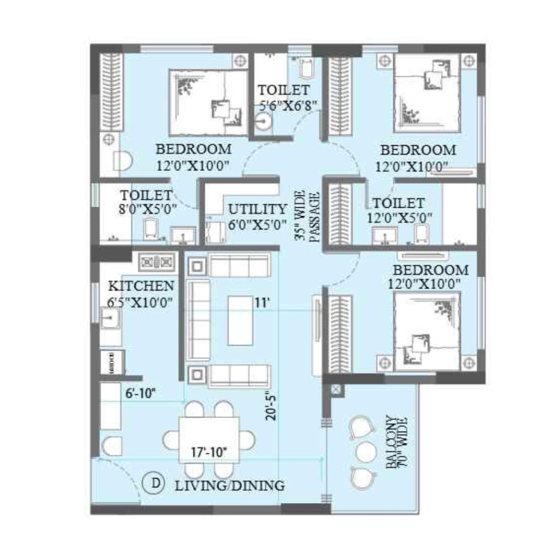 Kingslynn Residency by Amar Tree Group & Martin Infraprojects