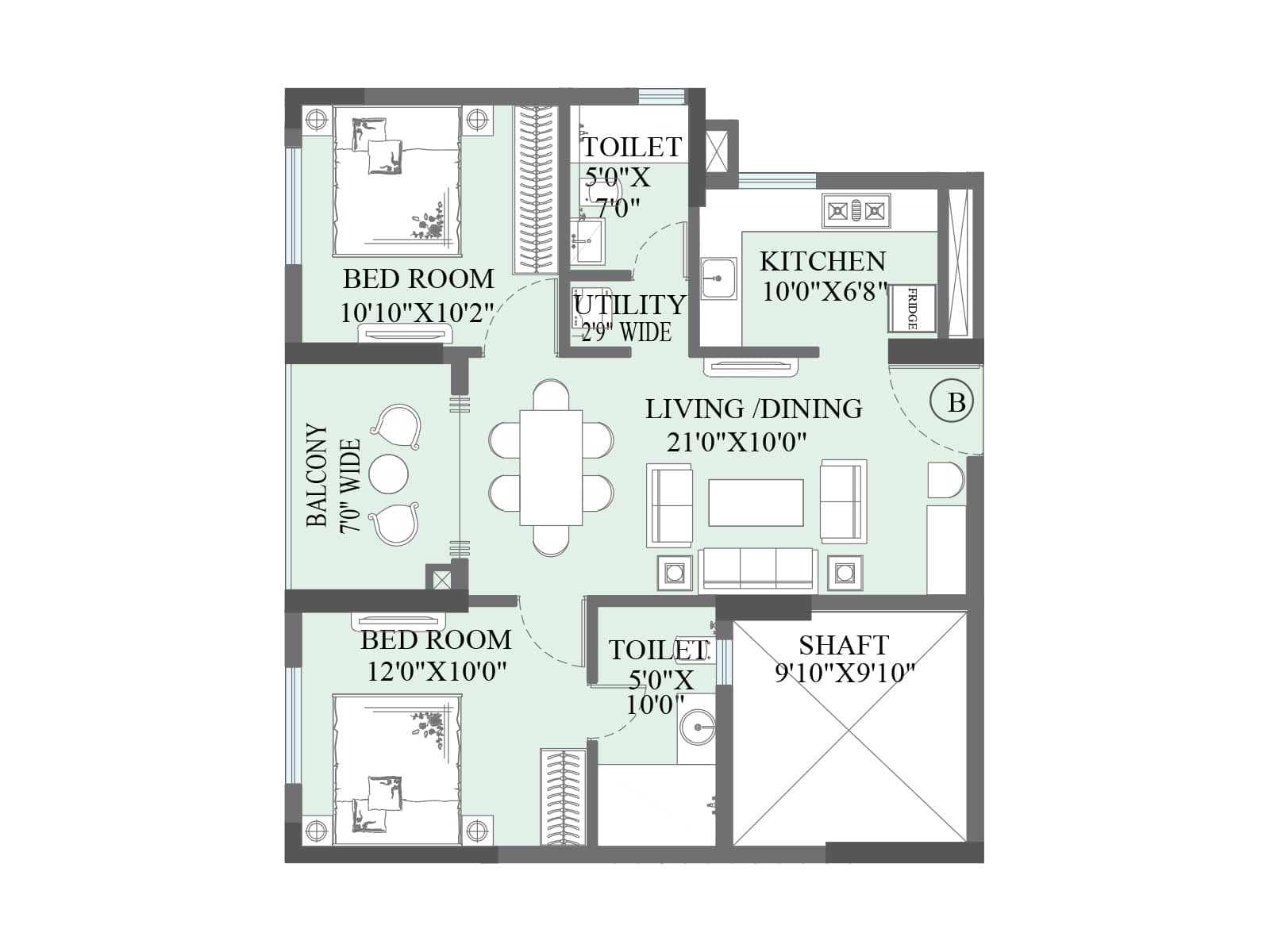Floor-Plan-25-Amar-Kingslynn-Residency-Kolkata-5450587_1200_1600 Kingslynn Residency by Amar Tree Group & Martin Infraprojects