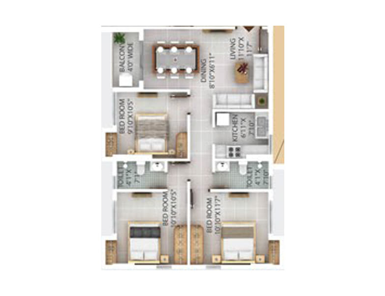 Southern Woods | 2 & 3 BHK Apartments with Private Terraces | Garia, Kolkata