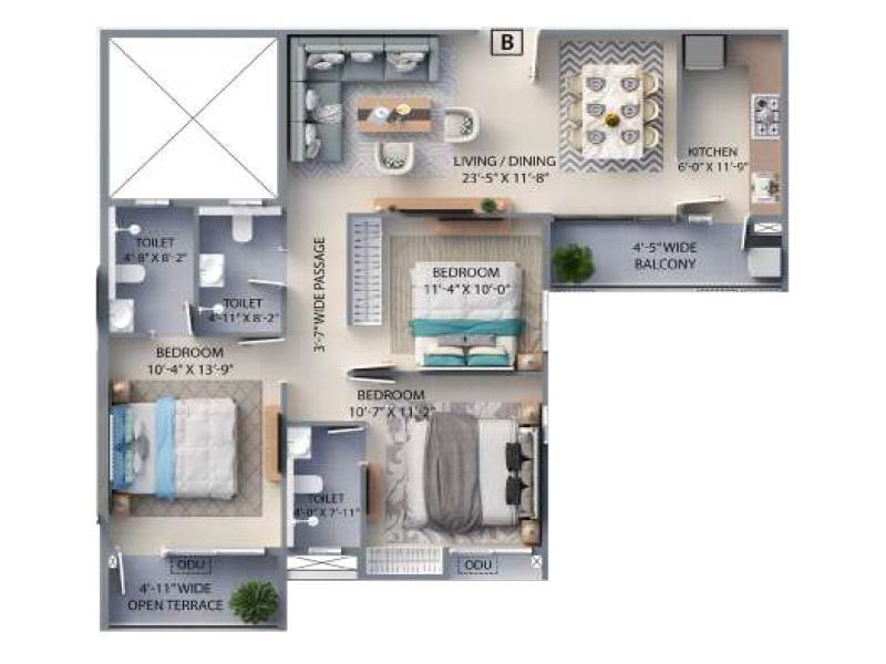 F Residences by Merlin | Kolkata’s First Fashion TV-Branded Luxury Residences | 3 & 4 BHK | New Town