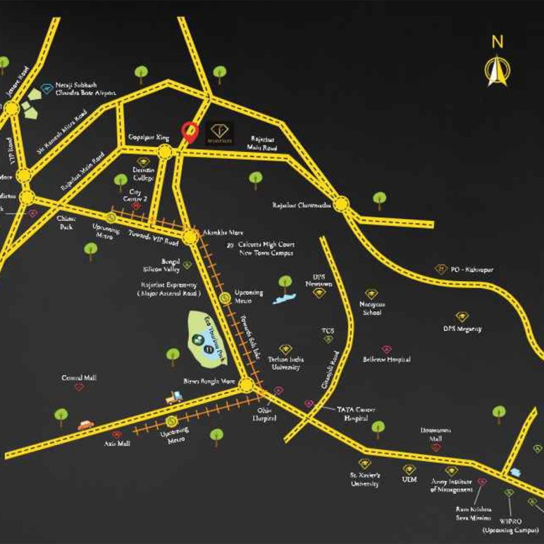 F Residences by Merlin | Kolkata’s First Fashion TV-Branded Luxury Residences | 3 & 4 BHK | New Town
