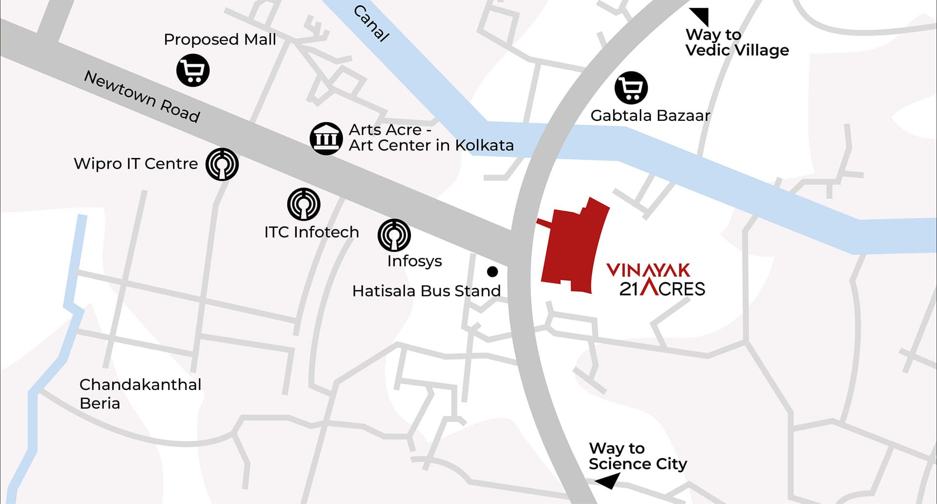 Vinayak 21 Acres by Vinayak Group — Hatishala, New Town Action Area III
