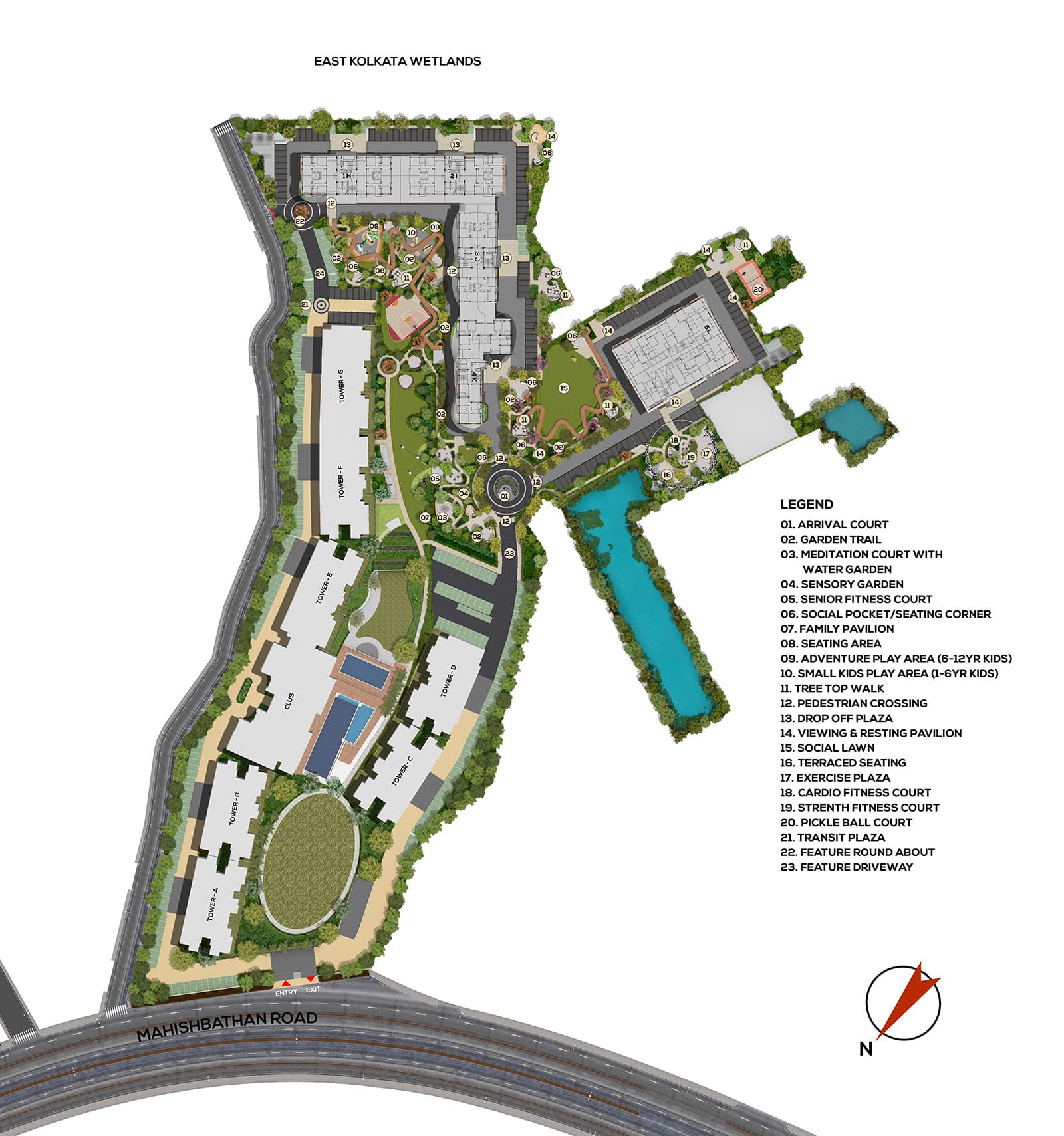 Master-Plan-18-Sugam-Crown-Kolkata-5431307_1709_1600 Crown at Aquaview by Sugam Group, Diamond Group & Purti Realty — Mahisbathan, Sector V, Kolkata