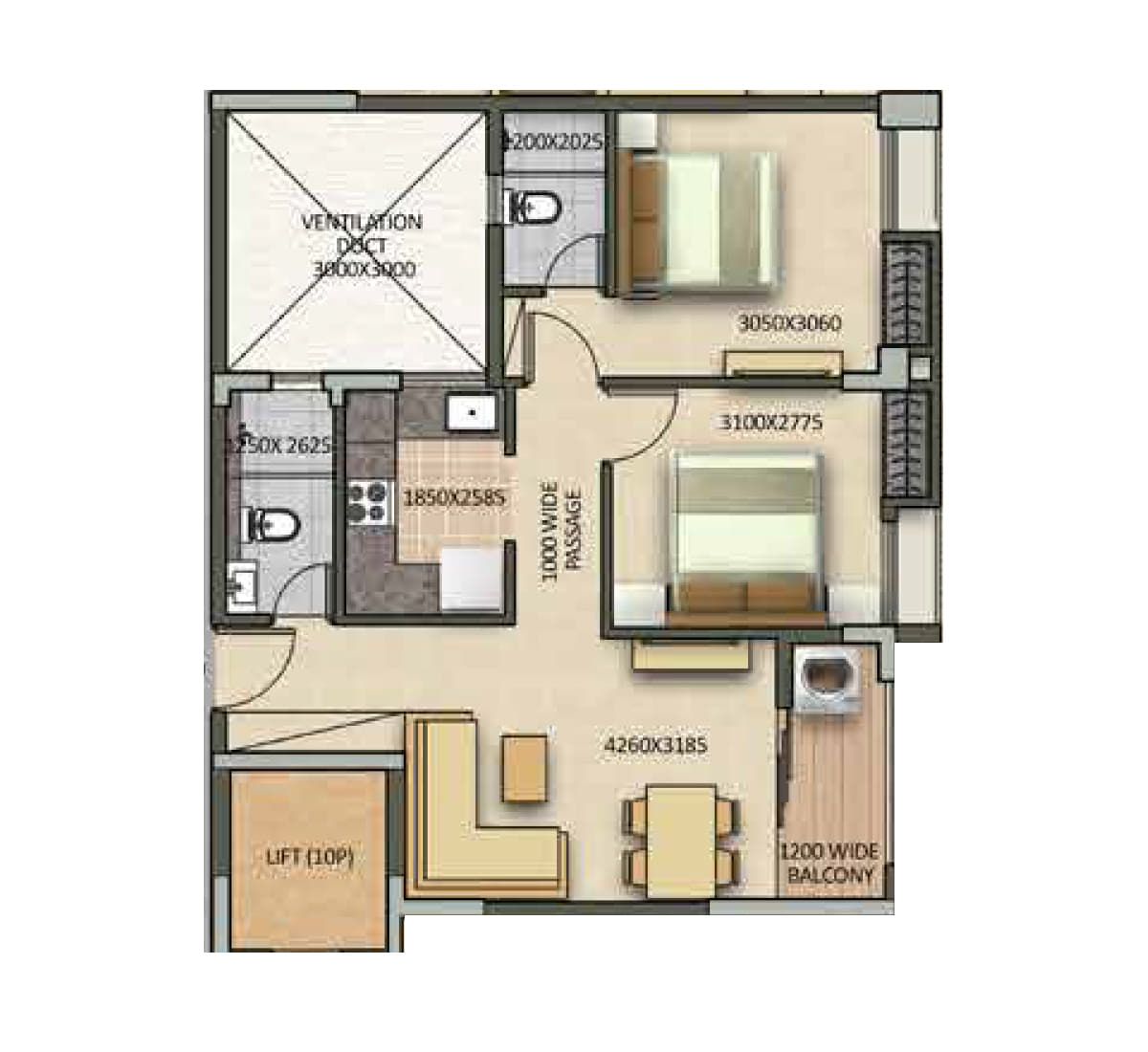 Master-Plan-31-Sampurna-Kolkata-5277571_1100_1200 Signum Sampurna by Signum Group & Jai Vinayak Group — Agarpara, B.T. Road, Kolkata