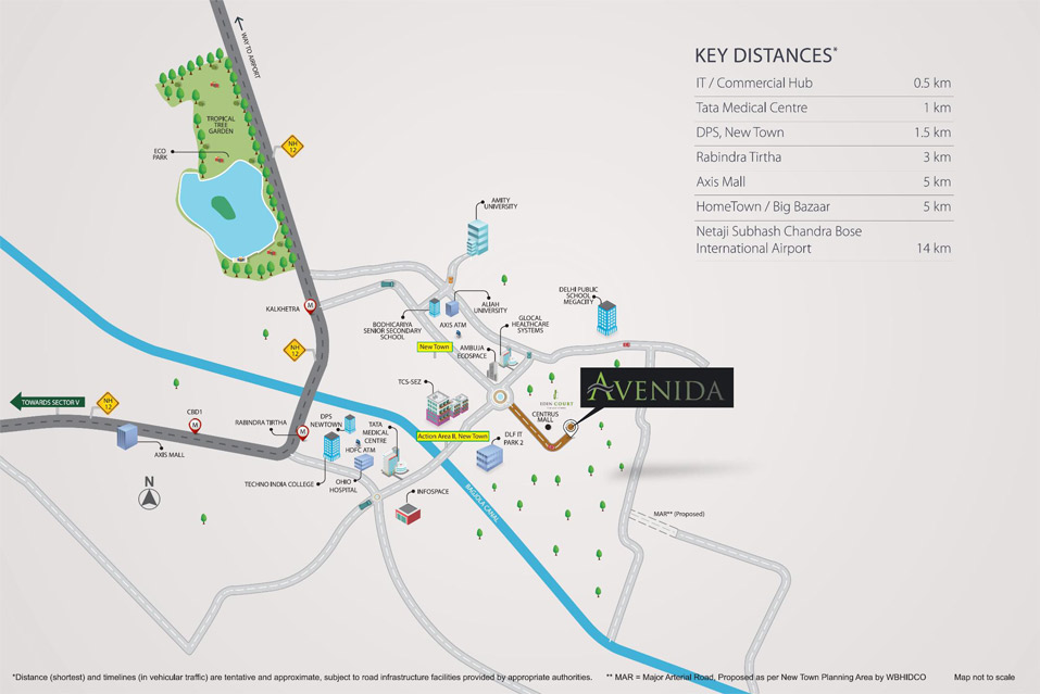 Tata avenida map Luxury Ready-to-Move Apartment for Sale at Tata Avenida, New Town