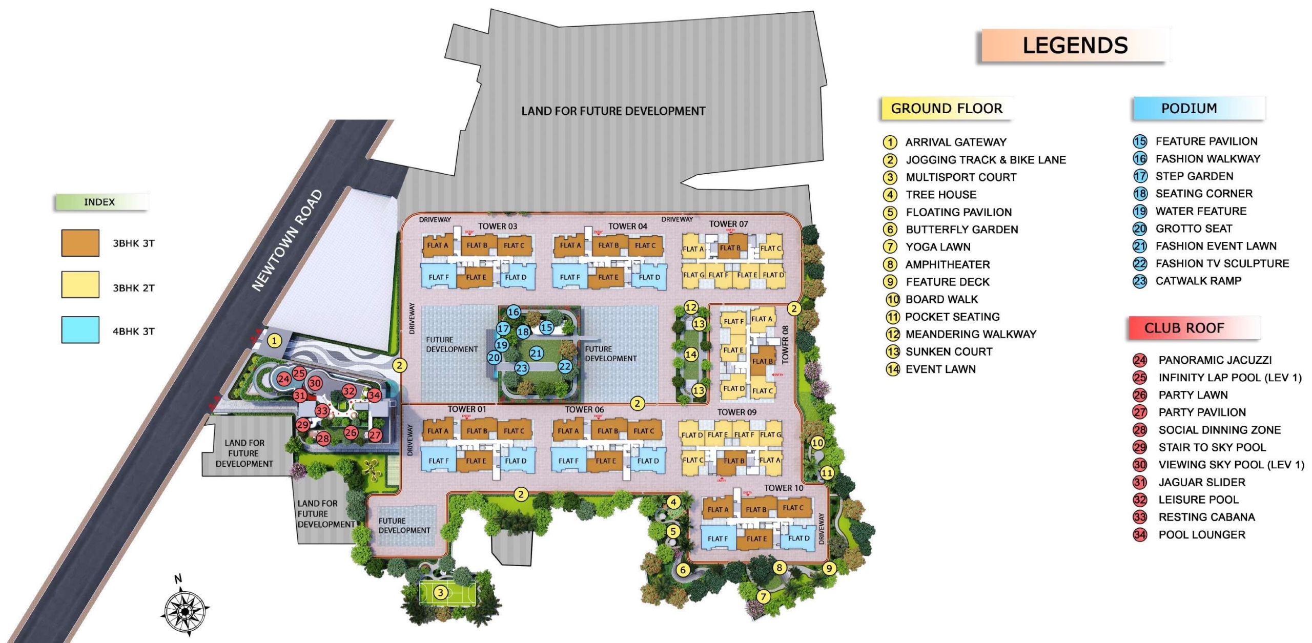 F Residences by Merlin | Kolkata’s First Fashion TV-Branded Luxury Residences | 3 & 4 BHK | New Town