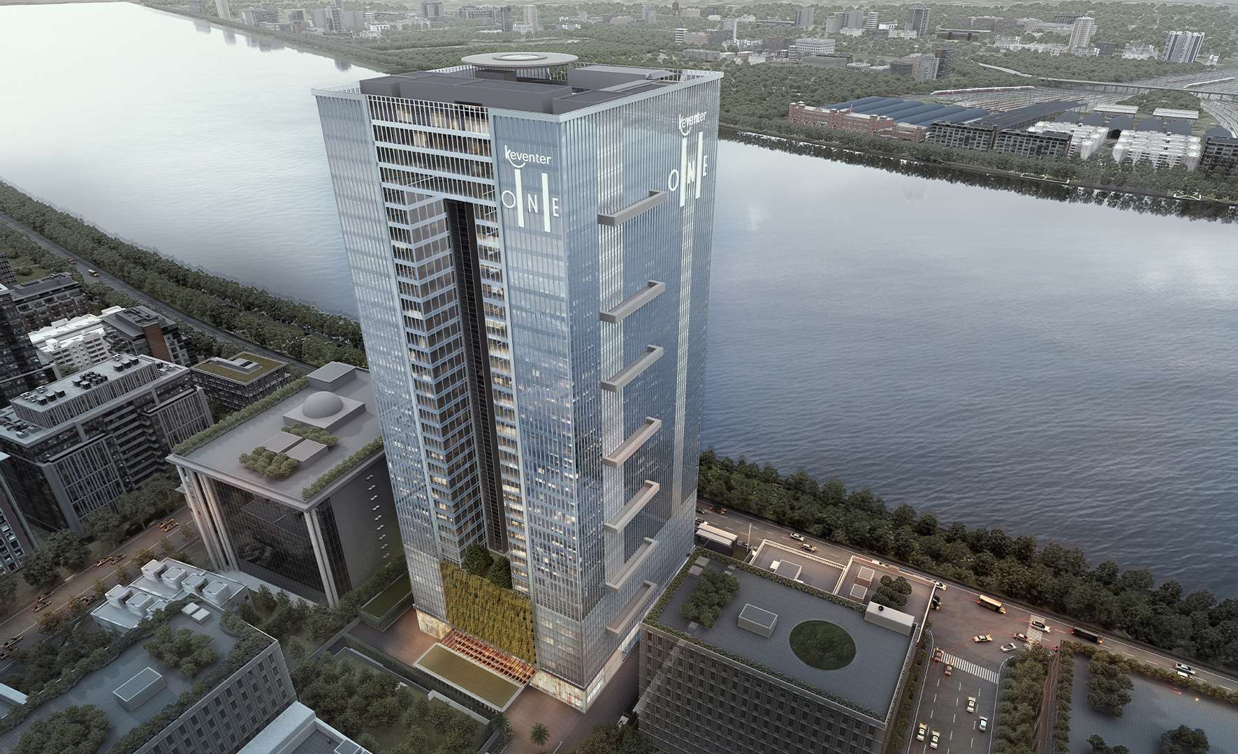 Keventer One — Premium Grade A Commercial Offices and Retail Spaces, 25 Strand Road, Dalhousie, Kolkata