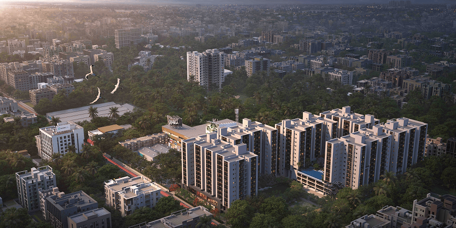 Srijan SPACIA – 3 & 4 BHK Extra Large Apartments | Jessore Road, Madhyamgram | IGBC Platinum | Beside Reliance Mall