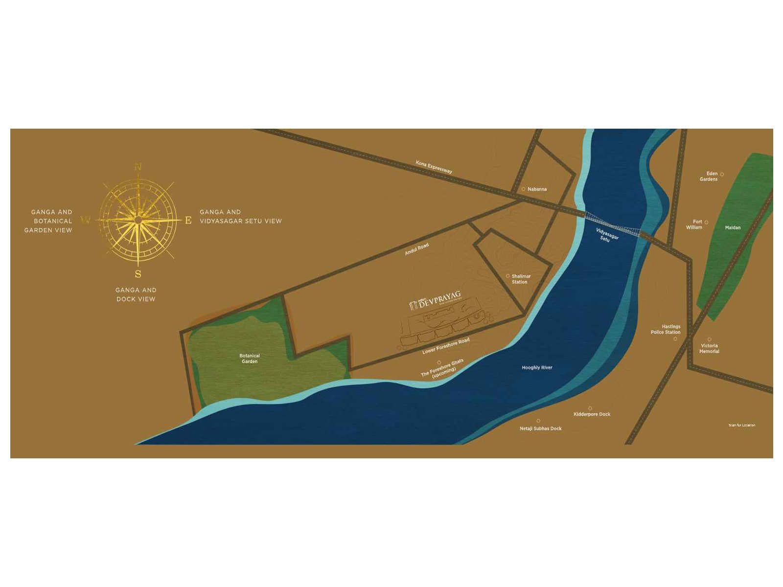 Eden Devprayag — Pravah Tower | Luxury Riverfront Residences, Shalimar, Howrah