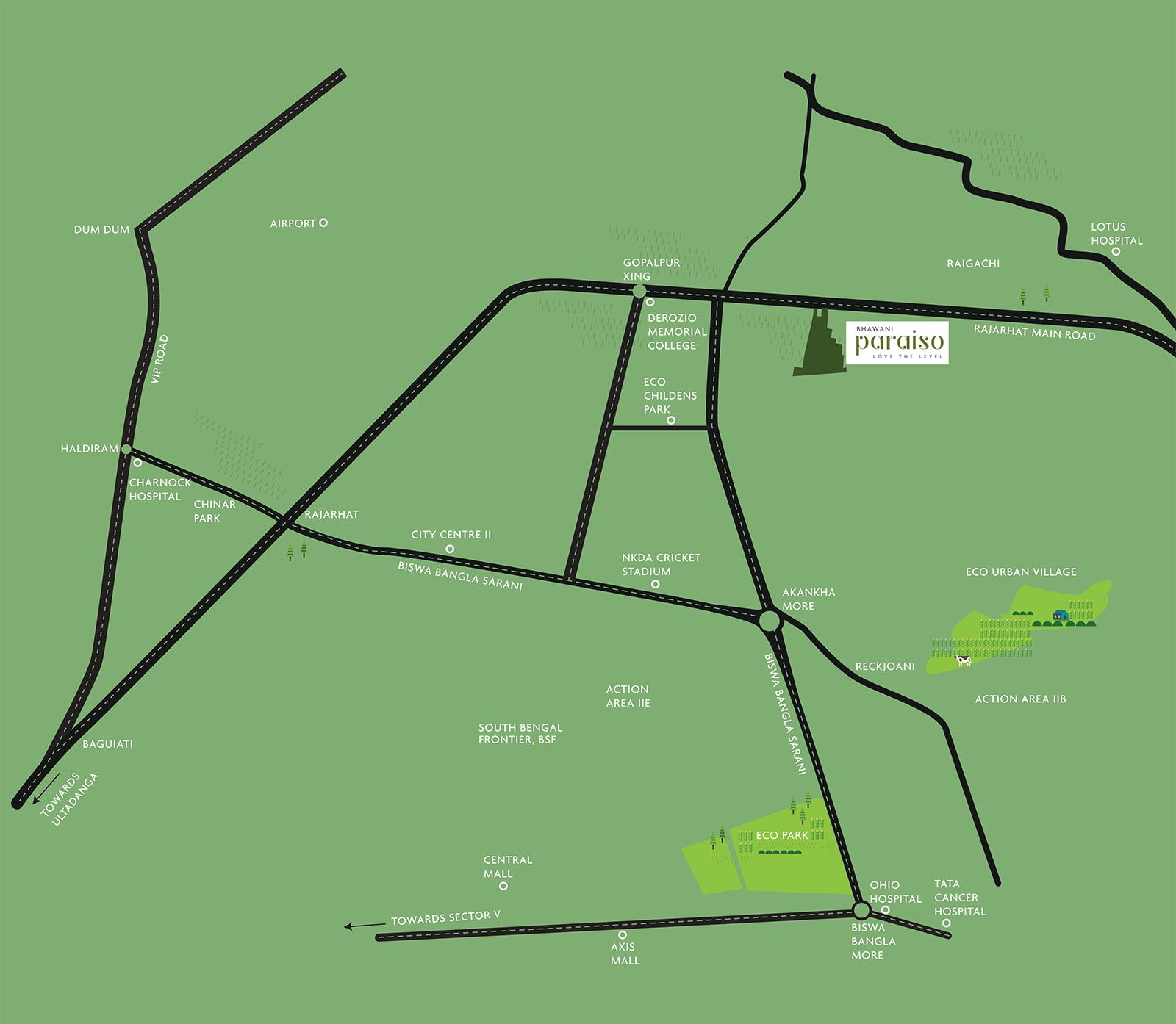 Bhawani Paraiso — Love the Level | New Town-Rajarhat Connector, Kolkata
