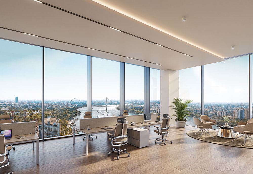 Keventer One — Premium Grade A Commercial Offices and Retail Spaces, 25 Strand Road, Dalhousie, Kolkata