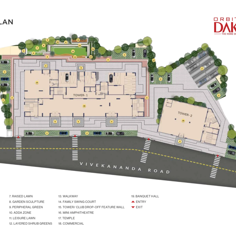 Orbit Dakshini — Luxury 3 BHK Residences | Dakshineshwar, North Kolkata