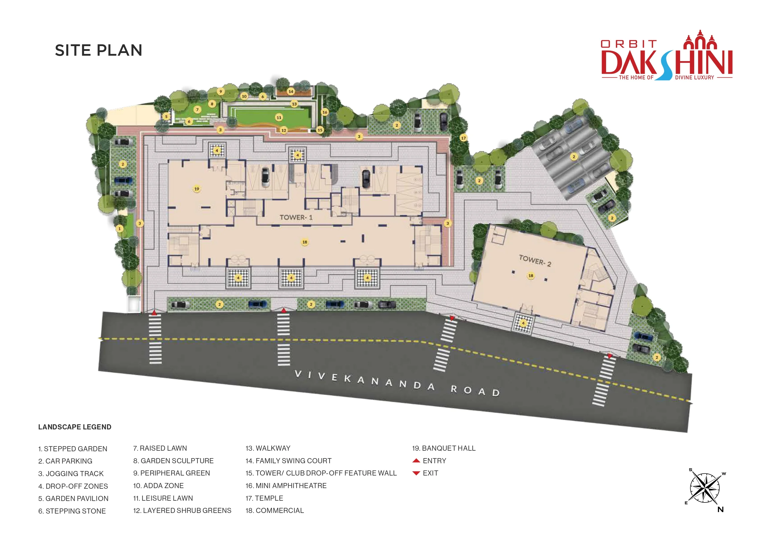 Orbit Dakshini — Luxury 3 BHK Residences | Dakshineshwar, North Kolkata