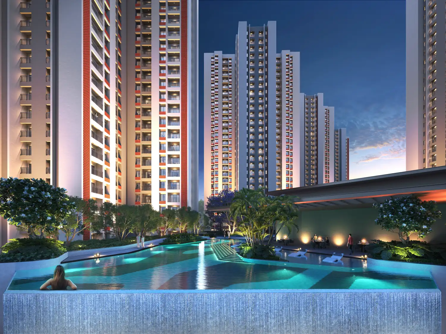 swimming_pool DTC Downtown Rajarhat — 2, 3 & 4 BHK Residences on Rajarhat Main Road, North 24 Parganas, Kolkata