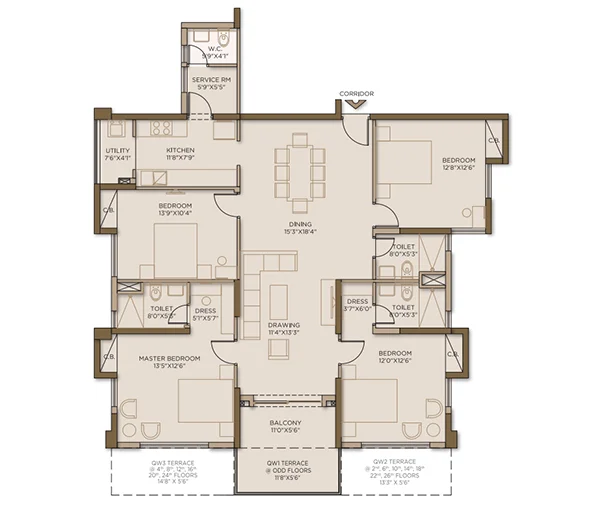 Eden Devprayag — Pravah Tower | Luxury Riverfront Residences, Shalimar, Howrah